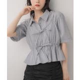 C/GRY | 【セットアイテム】シャツ&リボンビスチェSET | RETRO GIRL