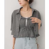 C/BLK | 【セットアイテム】シャツ&リボンビスチェSET | RETRO GIRL