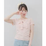 BIGリボン切替Tシャツ | RETRO GIRL | 詳細画像23 