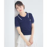 ロゴパッチ襟ニット | RETRO GIRL | 詳細画像17 