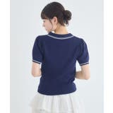 ロゴパッチ襟ニット | RETRO GIRL | 詳細画像18 