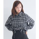 チェックフロントドロストシャツ | RETRO GIRL | 詳細画像14 