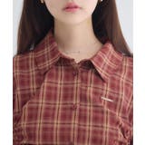 チェックフロントドロストシャツ | RETRO GIRL | 詳細画像22 