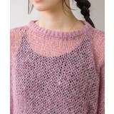 モヘアメッシュNTPO 【Emsexcite】ニットプルオーバー シアートップス | RETRO GIRL | 詳細画像23 