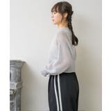 モヘアメッシュNTPO 【Emsexcite】ニットプルオーバー シアートップス | RETRO GIRL | 詳細画像7 