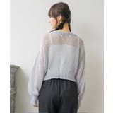 モヘアメッシュNTPO 【Emsexcite】ニットプルオーバー シアートップス | RETRO GIRL | 詳細画像8 