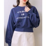 BLU2 | ショート刺繍トレーナー 【Emsexcite】トレーナー スウェット | RETRO GIRL