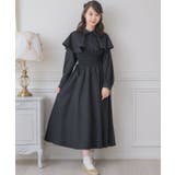 BLK1 | サイドレースアップケープOP | RETRO GIRL