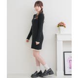 襟ZIPチュニックNT 【Emsexcite】リブニット/ニットワンピース | RETRO GIRL | 詳細画像20 