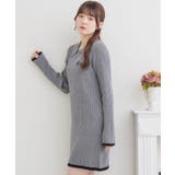 襟ZIPチュニックNT 【Emsexcite】リブニット/ニットワンピース | RETRO GIRL | 詳細画像24 