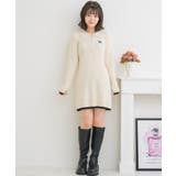 襟ZIPチュニックNT 【Emsexcite】リブニット/ニットワンピース | RETRO GIRL | 詳細画像5 