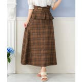 C/BRN | コルセット付きフレアSK | RETRO GIRL