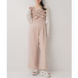 PNK0 | オフショルサロペット | RETRO GIRL