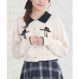 WHT4 | ベロアリボンヴィンテージカーデ | RETRO GIRL