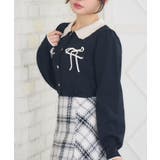 BLK1 | ベロアリボンヴィンテージカーデ | RETRO GIRL