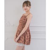 シャーリングチェックキャミOP | RETRO GIRL | 詳細画像19
