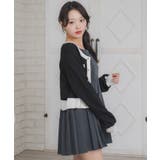 プレート付プリーツキャミOP | RETRO GIRL | 詳細画像17 