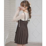 プレート付プリーツキャミOP | RETRO GIRL | 詳細画像27 