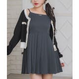 GRY2 | プレート付プリーツキャミOP | RETRO GIRL