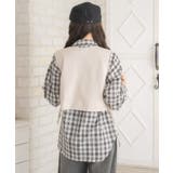 レースアップスエードベスト | RETRO GIRL | 詳細画像11 