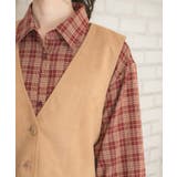 レースアップスエードベスト | RETRO GIRL | 詳細画像20 