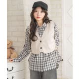 レースアップスエードベスト | RETRO GIRL | 詳細画像8 