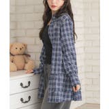 C/BLU | 2段フリルチュニックOP | RETRO GIRL