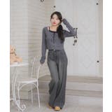 レースアップレイヤード風ロンTEE | RETRO GIRL | 詳細画像2