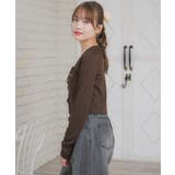 レースアップレイヤード風ロンTEE | RETRO GIRL | 詳細画像25