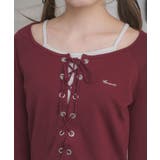 レースアップレイヤード風ロンTEE | RETRO GIRL | 詳細画像34