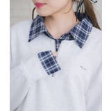 シャツレイヤード風トレーナー | RETRO GIRL | 詳細画像28 