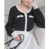 BLK1 | ケーブルヴィンテージカーデ | RETRO GIRL