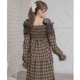 ベロアリボンチェックOP | RETRO GIRL | 詳細画像10 