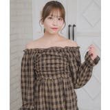 ベロアリボンチェックOP | RETRO GIRL | 詳細画像13 