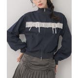 BLU2 | レース＆リボンつきトラックJK | RETRO GIRL