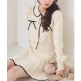 WHT4 | 【セットアイテム】レース付きニットSETUP | RETRO GIRL