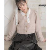 【セットアップ対応】プレート付ラメツイードJK | RETRO GIRL | 詳細画像1