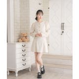 【セットアップ対応】プレート付ラメツイードJK | RETRO GIRL | 詳細画像15