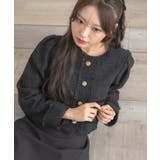 【セットアップ対応】プレート付ラメツイードJK | RETRO GIRL | 詳細画像23