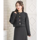 【セットアップ対応】プレート付ラメツイードJK | RETRO GIRL | 詳細画像28