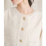 【セットアップ対応】プレート付ラメツイードJK | RETRO GIRL | 詳細画像32