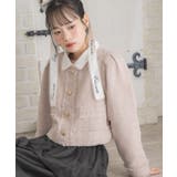 【セットアップ対応】プレート付ラメツイードJK | RETRO GIRL | 詳細画像4