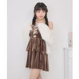 レースアップベロアキャミOP | RETRO GIRL | 詳細画像12 