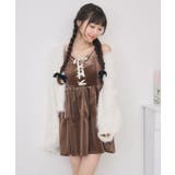 レースアップベロアキャミOP | RETRO GIRL | 詳細画像9 