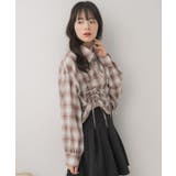 フロントドロストチェックSH | RETRO GIRL | 詳細画像15 