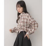 フロントドロストチェックSH | RETRO GIRL | 詳細画像17 