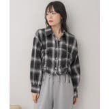 フロントドロストチェックSH | RETRO GIRL | 詳細画像6 