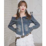 デニムZIPオフショルBL | RETRO GIRL | 詳細画像16