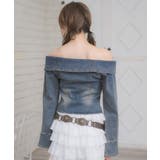 デニムZIPオフショルBL | RETRO GIRL | 詳細画像18