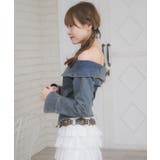 デニムZIPオフショルBL | RETRO GIRL | 詳細画像19